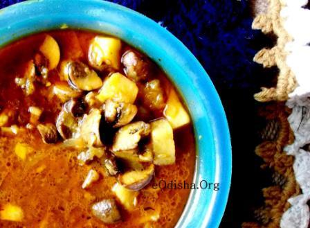 Mushroom curry eodishaorg