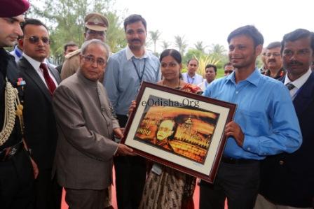 president of India with manas sahoo odisha eodishaorg